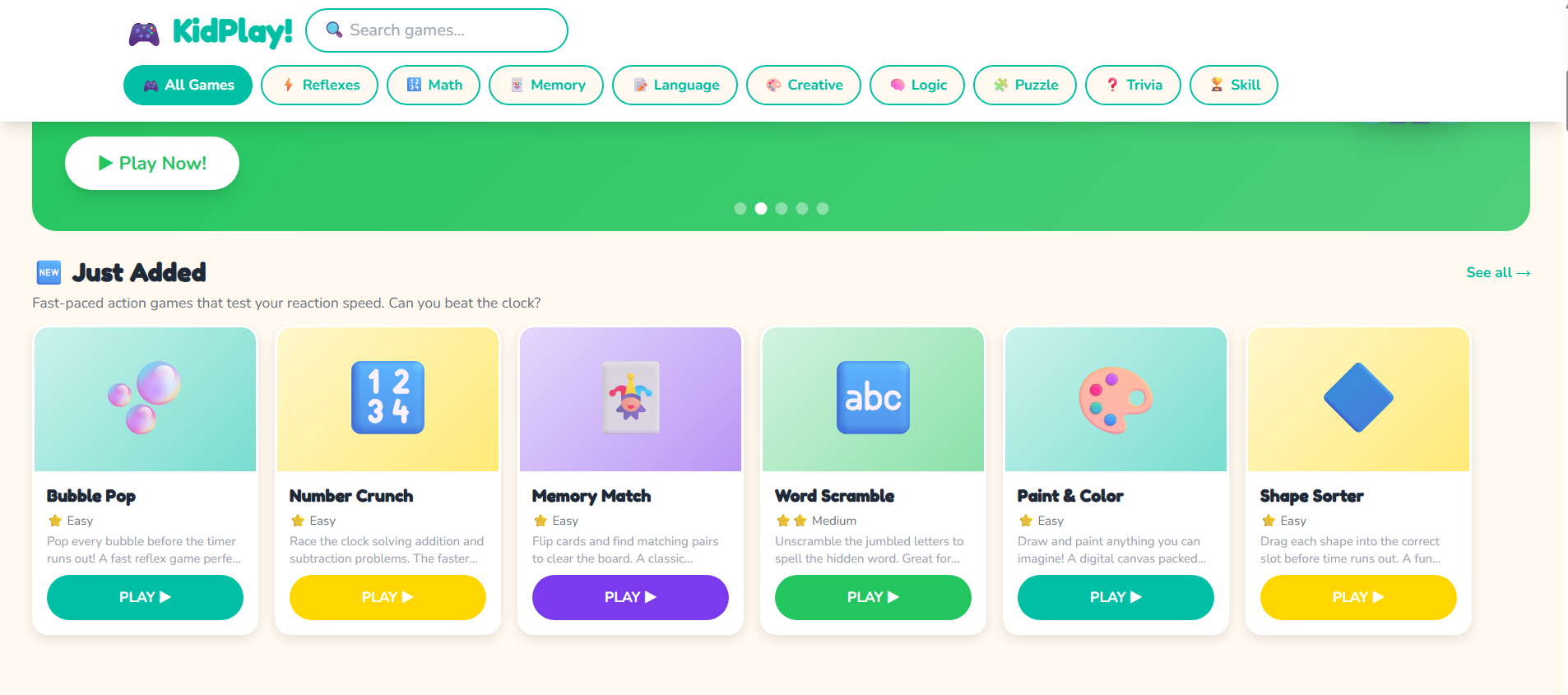 KidPlay screenshot 1